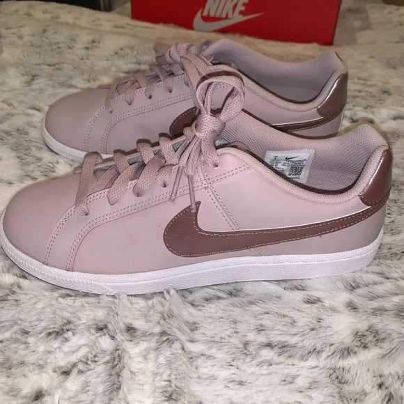 Womens Nike COURT ROYALE Rose Smokey Mauve Gum - Picture 7 of 16